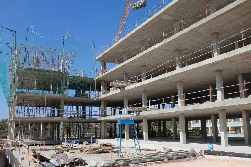 Commercial building constructed with reinforced concrete in Tweed Heads
