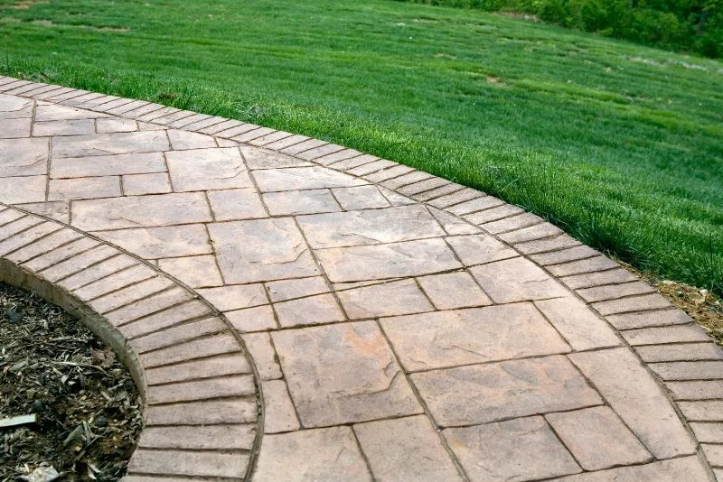 concrete footpath
