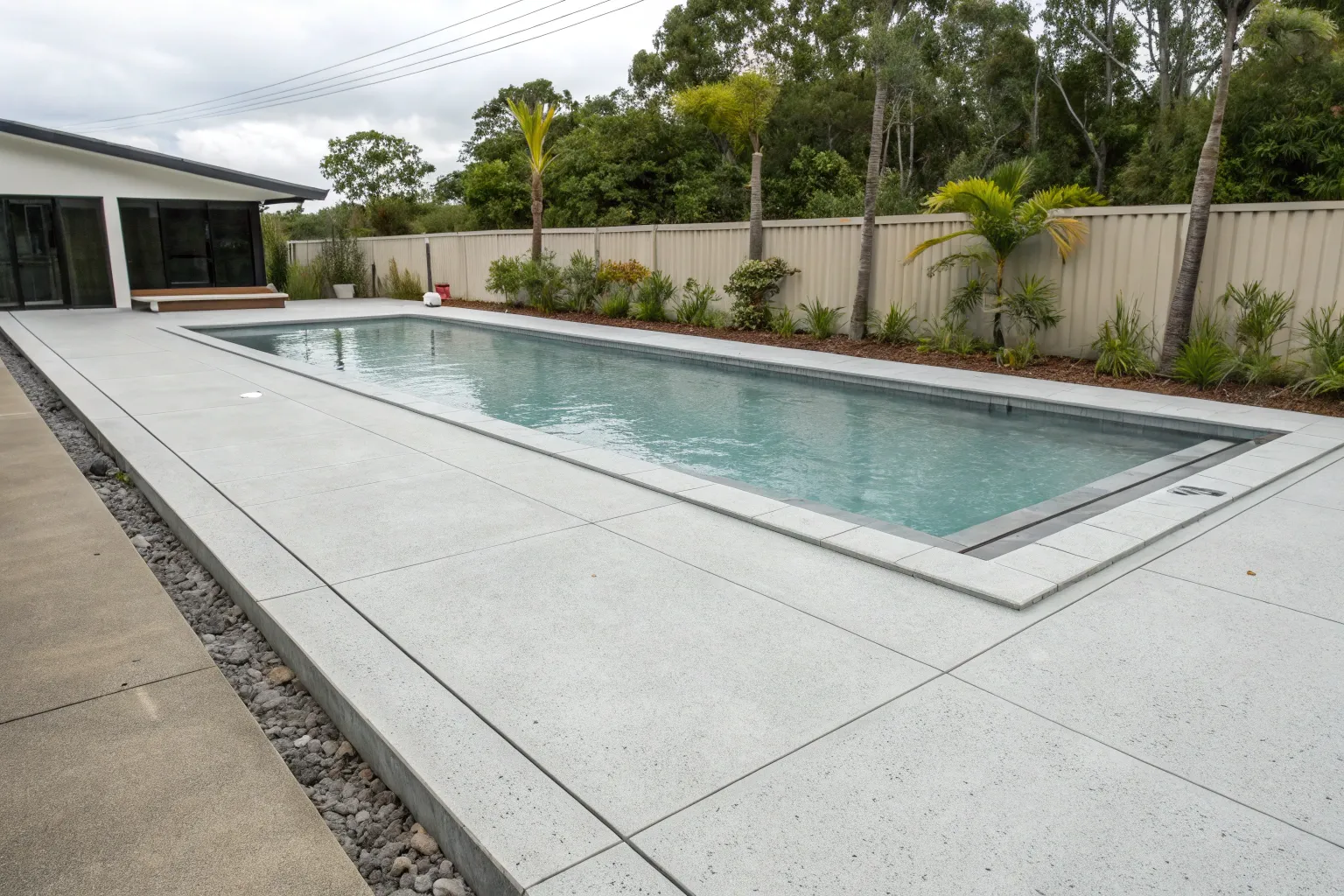 Concrete pool surrounds in Tweed Heads