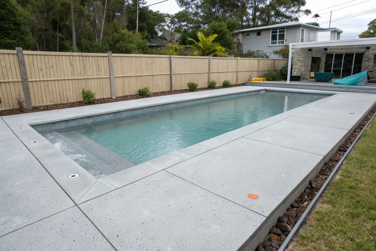 Concrete pool surrounds in Tweed Heads