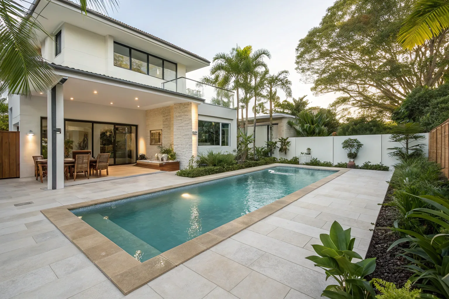 Concrete pool surrounds in Tweed Heads