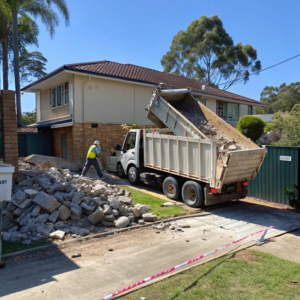 concrete debris removal Tweed Heads site clean up