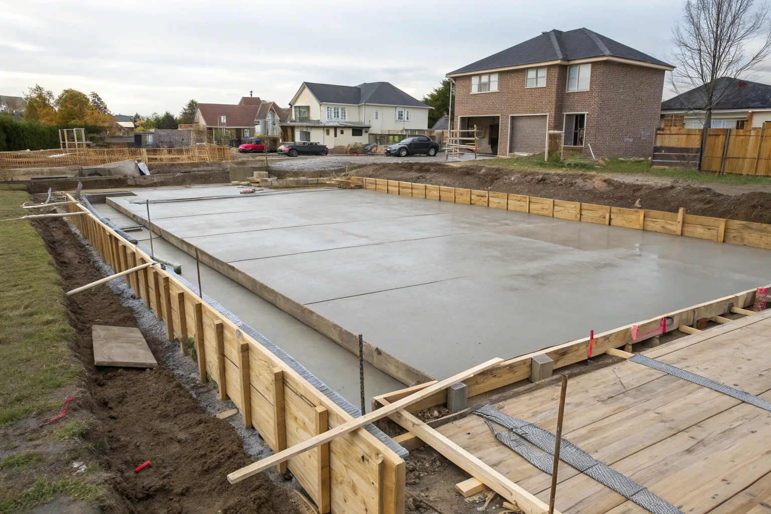 House slab construction in Tweed Heads