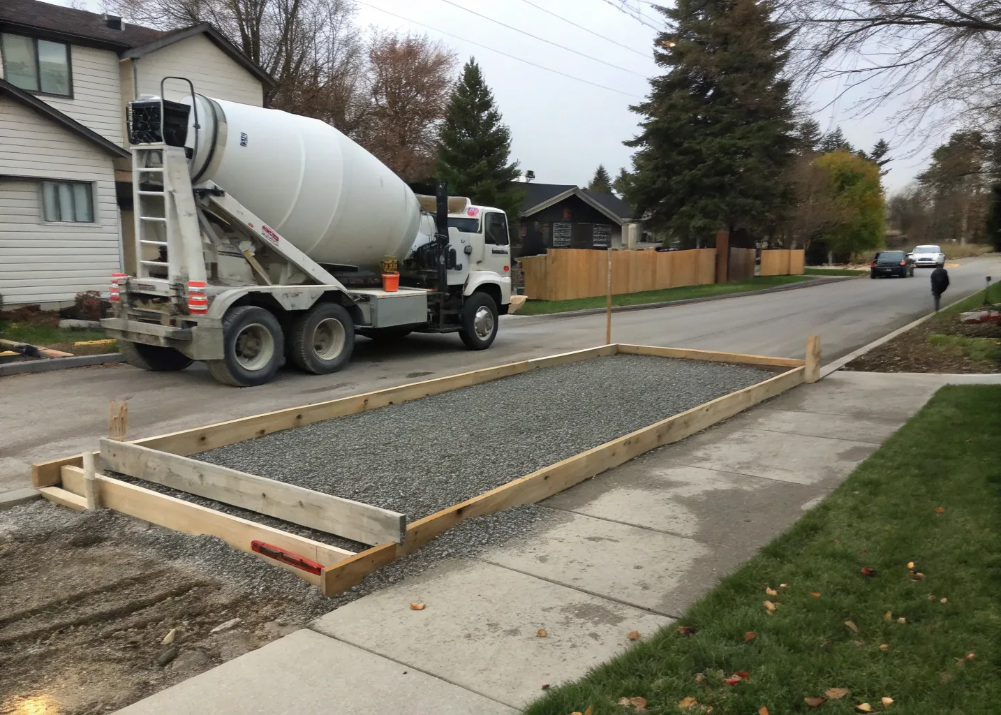 Concrete delivery across Tweed Heads