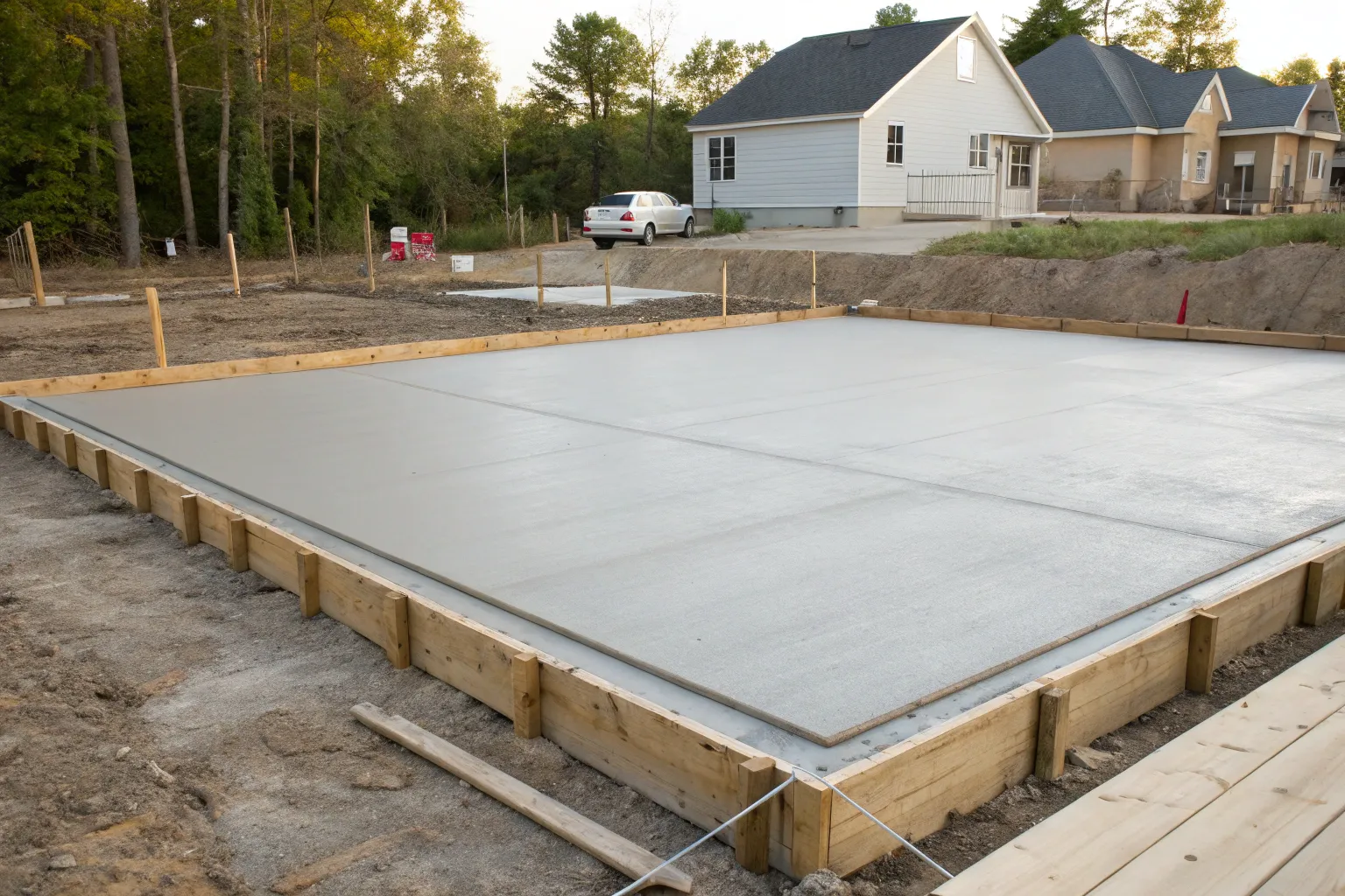 House slab construction in Tweed Heads