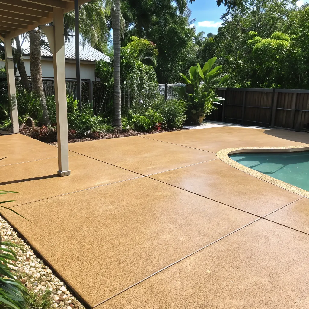 Coloured concrete in Tweed Heads