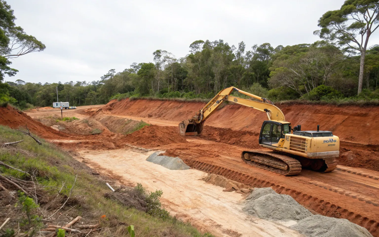 Site preparation in Tweed Heads