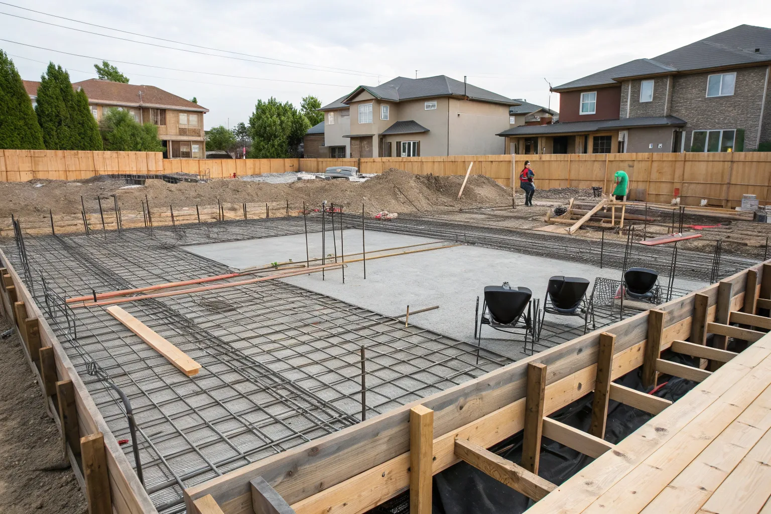 House slab construction in Tweed Heads