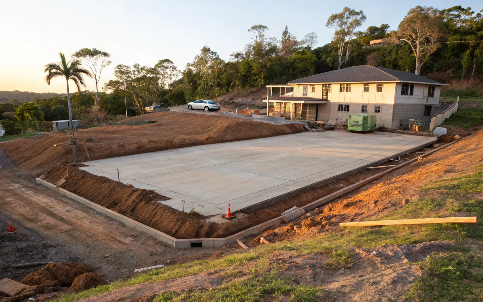 Site preparation in Tweed Heads