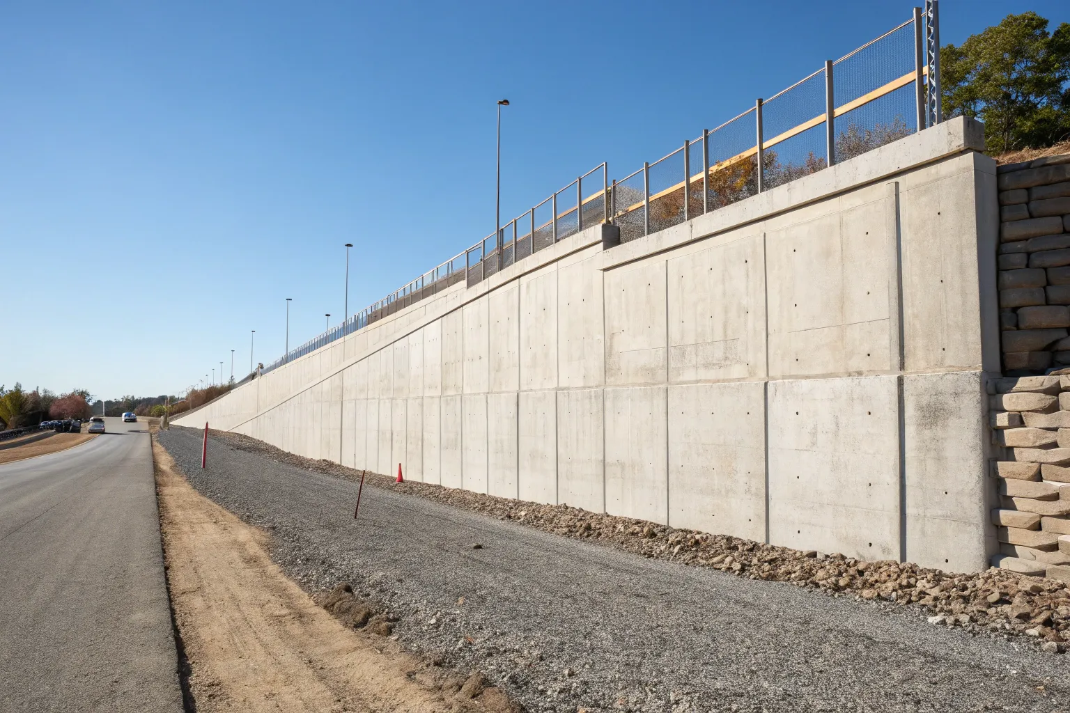 Concrete retaining walls in Tweed Heads